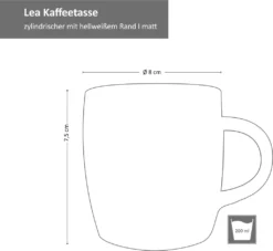 18tlg. Kaffeeservice Lea 6 Personen Kuchenteller Kaffee-Tasse Weiß Steingut -LuxeTafel Verkäufe a46c29a9423707ec54daf1797581c980