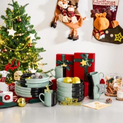 Vancasso Aria Tafelservice Für 8 Personen (32-teilig) Mit Tellern, Schalen Und Tassen, Schwarz Und Türkis -LuxeTafel Verkäufe a7bd975ec3f93b58405d2f0414838ff2