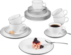 Seltmann Weiden Kaffeeservice Lido Schwarz Mit Farbrand Zeitlos -LuxeTafel Verkäufe a956a41d3eab75e4abf7652e5ca55c46