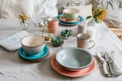 Mäser 931499 Lumaca Vintage Geschirr-Set Für 4 Personen, Handbemaltes Keramik Kombiservice, Steingut, Bunt, 16-teilig (1 Set) -LuxeTafel Verkäufe aea752487de15212f2af86d2c6dc8692 2