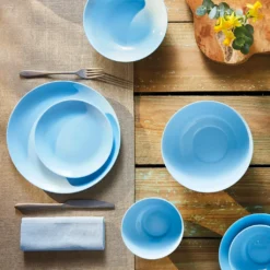 Tafelservice Diwali Light Blue Hellblau 18-teilig LUMINARC Hartglasgeschirr Geschirrset Tafelset Essservice Geschirr -LuxeTafel Verkäufe b476703de0aa0c0eeeecacc689e3b6d5