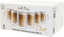 Thermogläser Doppelwandig 6er SET Latte Macchiato Espresso VIALLI DESIGN 300ml -LuxeTafel Verkäufe c0495b22b3cdda64289d70f3e4e791e6