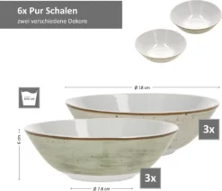 24tlg. Kombiservice Pur 6Pers Kaffeebecher Müslischale Kuchenteller + Speiseteller Flach Porzellan 8 24tlg. Kombiservice Pur 6Pers Kaffeebecher Müslischale Kuchenteller + Speiseteller Flach Porzellan -LuxeTafel Verkäufe c06796a86595efab6d5a96ab43018272