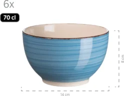 Mäser 931601 Frühstücksset Lumaca Für 6 Personen, Steingut, Dunkelblau (1 Set, 18-teilig) -LuxeTafel Verkäufe c53246a892598d19cabfb7769cbd6bb2