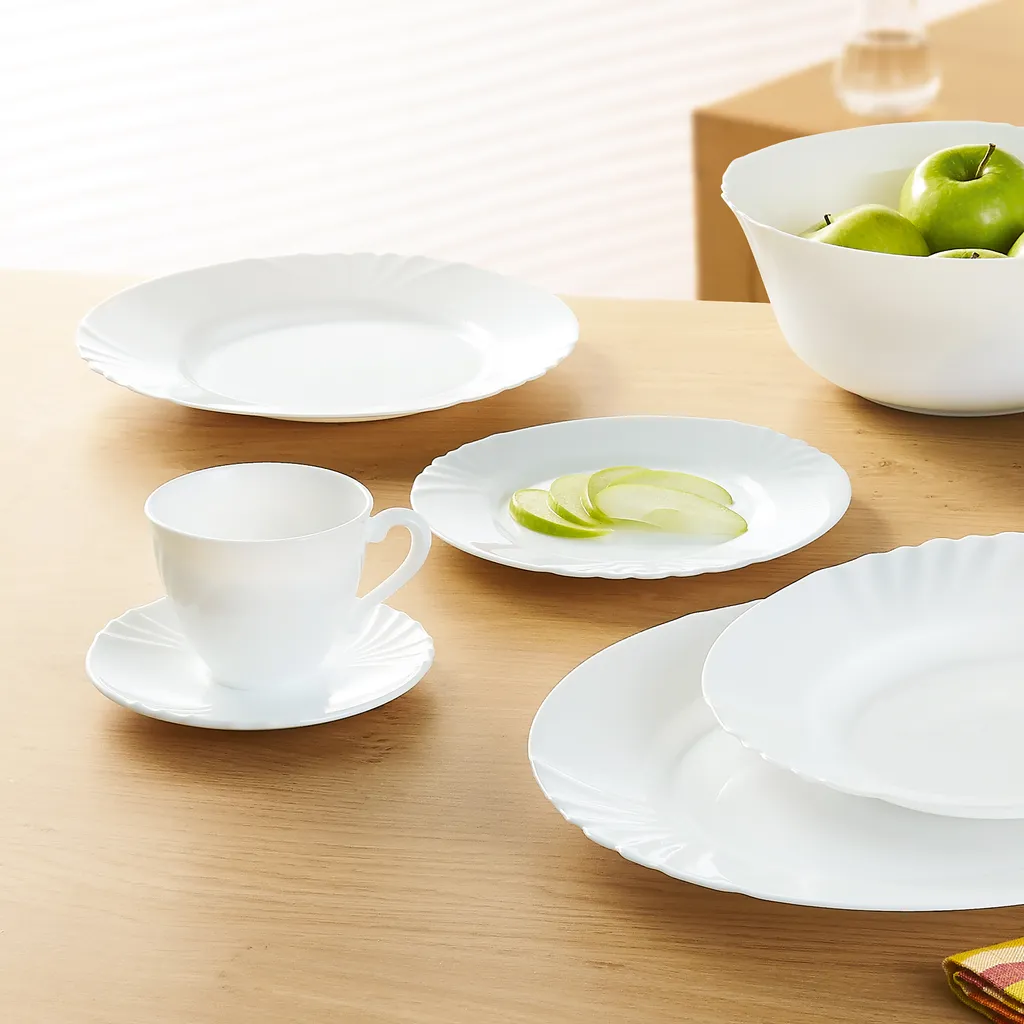 Kaffeeservice Tee-Set Kaffee-Set Tasse Untertasse CADIX 220ml LUMINARC 12-tlg. 4 Kaffeeservice Tee-Set Kaffee-Set Tasse Untertasse CADIX 220ml LUMINARC 12-tlg. – Bild 4