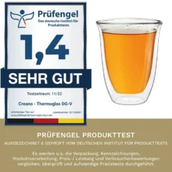 Creano Doppelwandige Gläser 250ml „DG-V“, 4er Set, Thermoglas Doppelwandig Aus Borosilikatglas, Kaffeegläser, Teegläser, Latte Gläser, Doppelwandgläser 11 Creano Doppelwandige Gläser 250ml „DG-V“, 4er Set, Thermoglas Doppelwandig Aus Borosilikatglas, Kaffeegläser, Teegläser, Latte Gläser, Doppelwandgläser -LuxeTafel Verkäufe c99c58c266aa0e9bf88623b0452c0c29 1