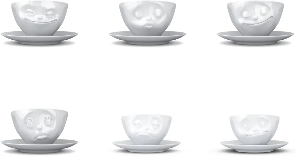 FIFTYEIGHT Kombi-Service 30-tlg. - Tassen + Teller (mit Biss) + Hochwertige Tischsets 3 FIFTYEIGHT Kombi-Service 30-tlg. - Tassen + Teller (mit Biss) + Hochwertige Tischsets – Bild 3