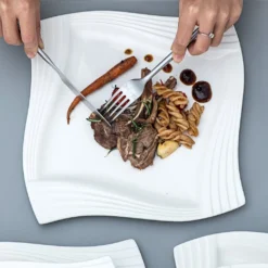 MALACASA, Serie Amparo, Cremeweiß Porzellan Tafelservice 12 Tlg. Set Speiseteller Und Suppenteller Geschirrset Für 6 Personen 9 MALACASA, Serie Amparo, Cremeweiß Porzellan Tafelservice 12 Tlg. Set Speiseteller Und Suppenteller Geschirrset Für 6 Personen -LuxeTafel Verkäufe ceae78433552fef6d7f4bfab00ad7d5c