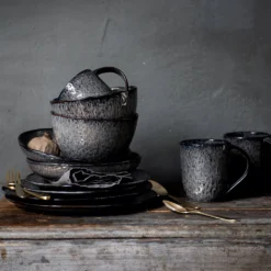 Leonardo Keramikgeschirr-Set Matera 24tlg. Grau, 026060 -LuxeTafel Verkäufe cfd47765582f407db09ca123ac6b995d