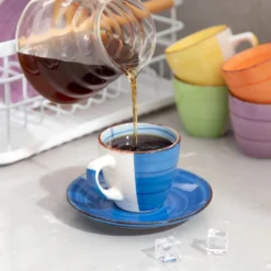 Kaffeeservice Steinzeug, Vancasso BONITA 12 Teiliges Kaffeeset, Cappuccino Tassenset Für 6 Personen, Tassen Und Untertassen -LuxeTafel Verkäufe d471144b8266846e8adbc8cb3dcfb7fd