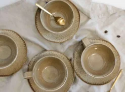 Leonardo MATERA Cappuccino Set Grün 8-teilig -LuxeTafel Verkäufe d63b36d711023da351bf9f5fc5712151