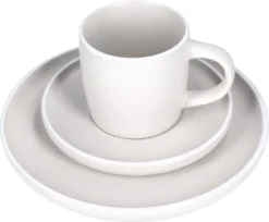 18tlg. Kaffeeservice Lea 6 Personen Kuchenteller Kaffee-Tasse Weiß Steingut -LuxeTafel Verkäufe d68a023a2735f1be4a05a487480debb9