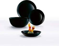 Geschirr Luminarc 9311622 Schwarz Gehärtetes Glas (19 Pcs) -LuxeTafel Verkäufe d9cee576f6f905ccc51cf3bc43d3cad5