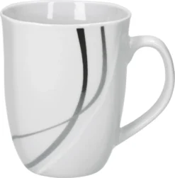 Van Well Kombiservice Silver Night 62-tlg 6 Personen, Tafel + Kaffee + Zubehör, Linien-Dekor -LuxeTafel Verkäufe da5c44bf5345f167b169a0a3db501bff 1