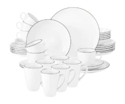 Seltmann Weiden Black Line 36 Tlg. Tafelservice Weiß Schwarz Modern Porzellan -LuxeTafel Verkäufe dad4afbbb1c7fecb1be143269ddb9018