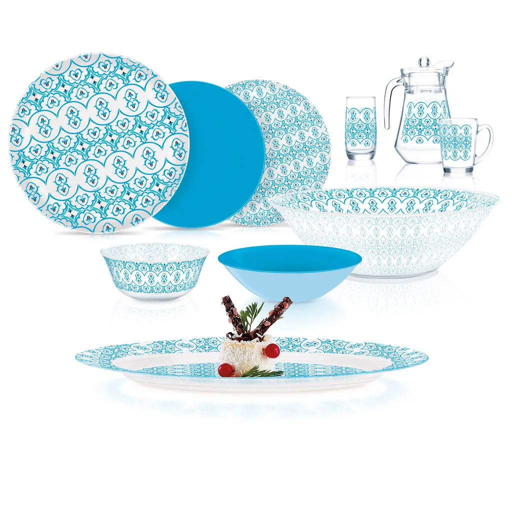 Tafelservice Luminarc Gesichirr Set Essservice 6 Presonen Speiseservice 46 Tlg 8 Tafelservice Luminarc Gesichirr Set Essservice 6 Presonen Speiseservice 46 Tlg – Bild 8