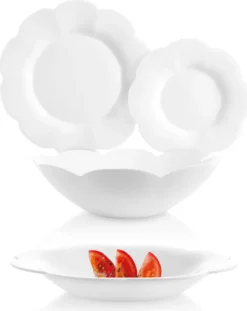 Tafelservice Flore 19 Tlg. Weiß LUMINARC -LuxeTafel Verkäufe dc685c052e74890558d6b7e6b8af4bd3