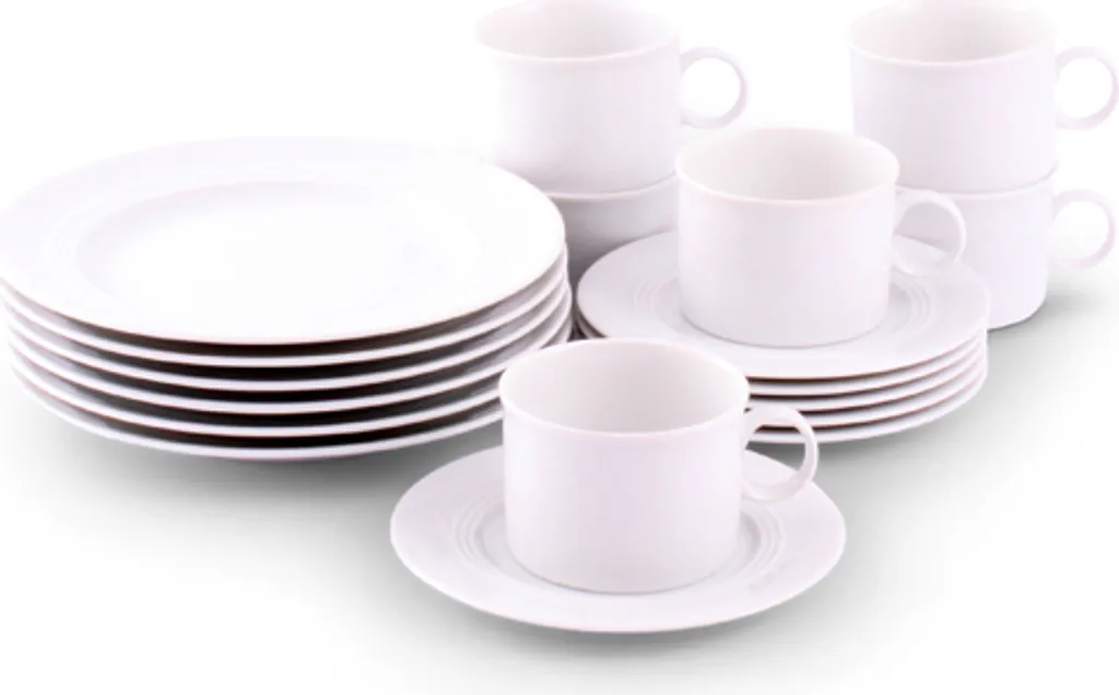 Friesland Kaffee-Service 18tlg Jeverland Weiß 1 Friesland Kaffee-Service 18tlg Jeverland Weiß