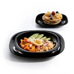 Geschirr Luminarc Carine Glas Schwarz-Weiß (19 Pcs) -LuxeTafel Verkäufe e22aafcc7d572f5950988473a139d3fe