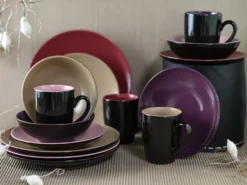 CreaTable 22458 Kombiservice Very Berry Für 4 Personen, Steinzeug, Mehrfarbig (1 Set, 16-teilig) -LuxeTafel Verkäufe e518dec8064cbb2dae4583ebd3691445