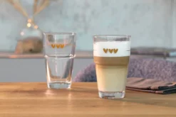 LEONARDO 043467 Solo Latte Macchiato Becher Mit Motiv Herzen, Glas, 410 Ml, Klar -LuxeTafel Verkäufe e96cb16e6b2162975bead364ff97f207