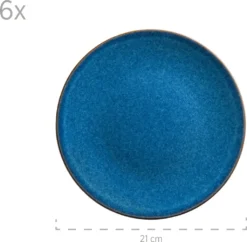 Mäser 931945 Frühstücksset Ossia Für 6 Personen, Steinzeug, Blau (1 Set, 18-teilig) -LuxeTafel Verkäufe ed3fe77492461c9fdeaed79c5fef7ba0