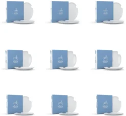 FIFTYEIGHT Kombi-Service 30-tlg. - Tassen + Teller (mit Biss) + Hochwertige Tischsets 7 FIFTYEIGHT Kombi-Service 30-tlg. - Tassen + Teller (mit Biss) + Hochwertige Tischsets -LuxeTafel Verkäufe ee380a2f34e40f4c5575a5b3e6385c10