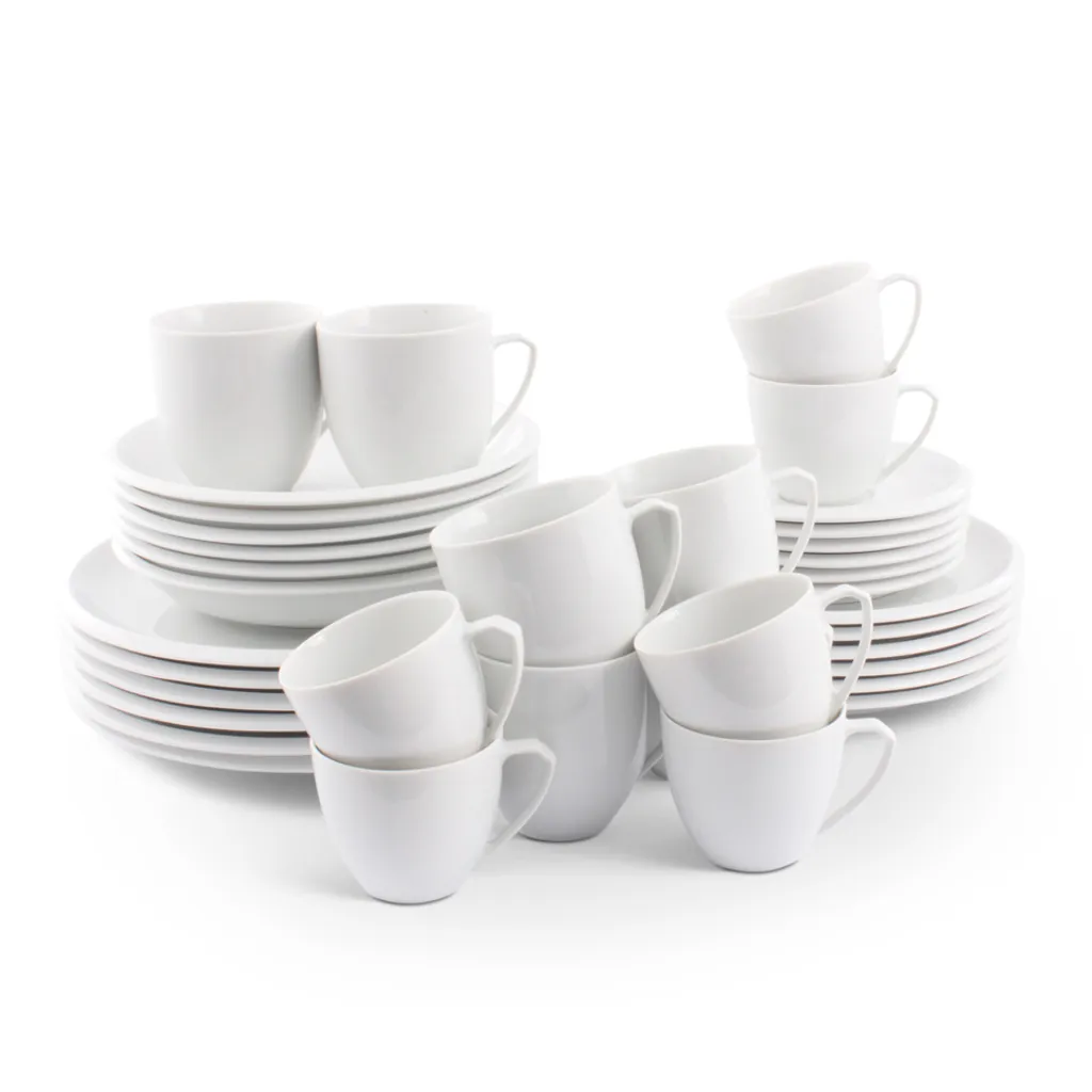 Friesland Kombi-Service 36tlg. Ecco Weiß 1 Friesland Kombi-Service 36tlg. Ecco Weiß