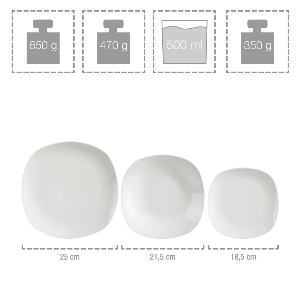 Sänger SÄNGER Porzellan Geschirrset Bilgola, Tafelservice 30 Teilig Für 6 Personen 3 Sänger SÄNGER Porzellan Geschirrset Bilgola, Tafelservice 30 Teilig Für 6 Personen – Bild 3