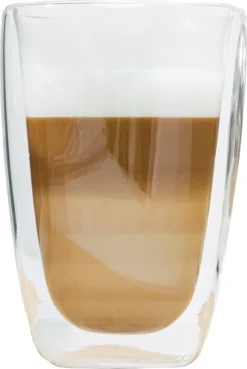 Latte Macchiato-Gläser 400ml Doppelwandig Isolierglas Extra Lang Warmhaltend Maße ≈9 X 14cm (4 Stück) -LuxeTafel Verkäufe fc3da0b67b1054a2180488e27f386861