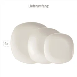 Tafelservice "Bilgola" By Sänger, 18 Teilig Für 6 Personen, Im Abgerundetem Design -LuxeTafel Verkäufe ff7c7d6db51cc75332d135bc3e8715da